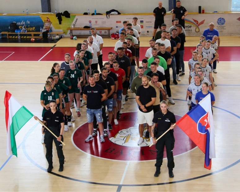 Medzištátne stretnutie policajných reprezentácií medzi Slovenskou republikou  a Maďarskom v hádzanej žien a futbale mužov, Banská Bystrica 10.06.2026